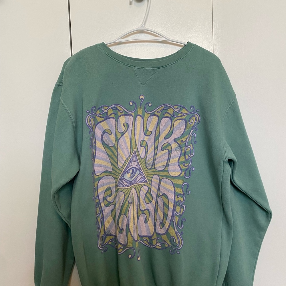 Pink Floyd Teal Graphic Crew neck